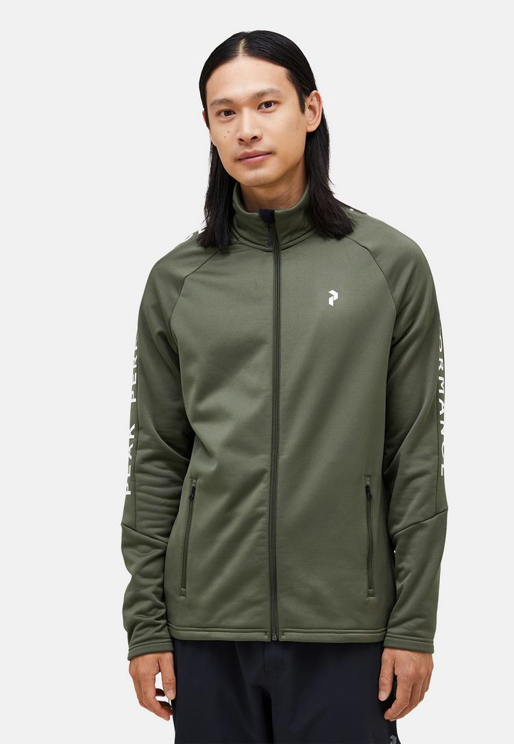 Peak Performance Peak Performance M Rider Zip Jacket Fleecejacke Herren - olive - 1 | SportScheck