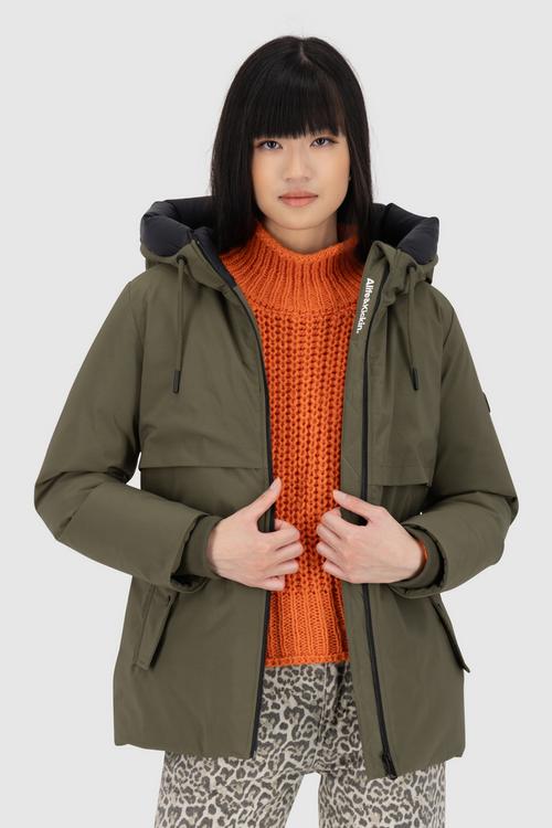 Rückansicht von ALIFE AND KICKIN CicelyAK A Winterjacke Damen olive drab