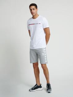 Rückansicht von hummel hmlRAY 2.0 SHORTS Shorts Herren GREY MELANGE