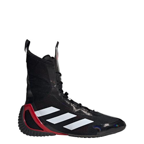 Rückansicht von adidas Speedex Ultra Boxschuh Boxschuhe Herren Core Black / Cloud White / Pure Ruby
