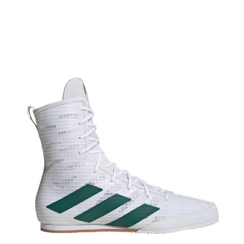 Rückansicht von adidas Box Hog 4 Boxschuh Boxschuhe Herren Cloud White / Collegiate Green / Core Black