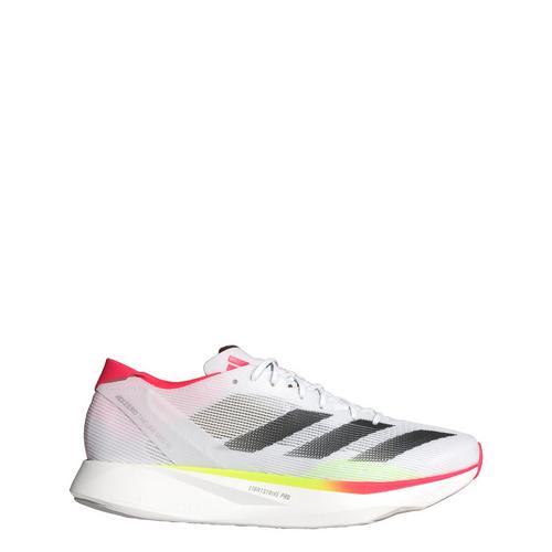 Rückansicht von adidas Adizero Takumi Sen 10 Laufschuh Laufschuhe Herren Cloud White / Core Black / Lucid Red