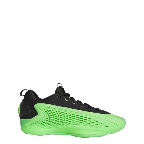 Rückansicht von adidas Anthony Edwards 1 Low Basketballschuh Sneaker Herren Lucid Lime / Aurora Ink / Core Black