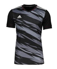 adidas Custom Trikot Fußballtrikot Herren schwarzgrauweissrot