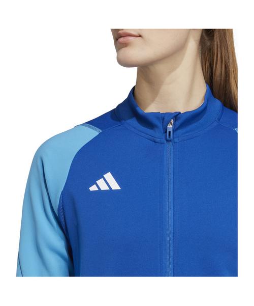 Rückansicht von adidas Tiro 23 Competition Trainingsjacke Damen Trainingsjacke Damen schwarzgrau