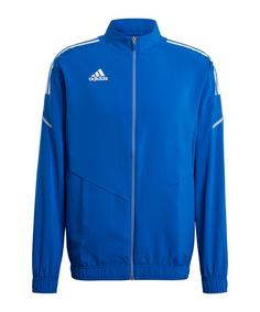 adidas Condivo 21 Präsentationsjacke Trainingsjacke blauweiss