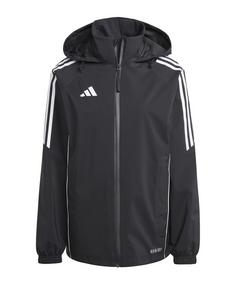 adidas Tiro 24 Regenjacke Damen Trainingsjacke Damen schwarzweiss