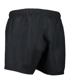 Rückansicht von Nike Team Stock Running Short Laufshorts Herren schwarz