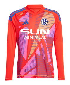 adidas FC Schalke 04 TW-Trikot 2024/2025 Kids Fußballtrikot Kinder rot