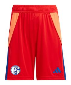 adidas FC Schalke 04 TW-Short 2024/2025 Kids Fußballshorts Kinder rot