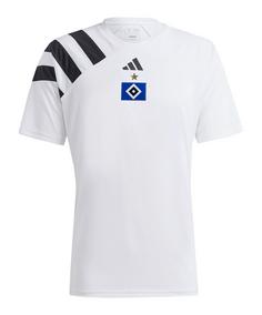 adidas Hamburger SV Prematch Shirt 2024/2025 Fanshirt weiss