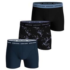 Björn Borg Boxershort Hipster Herren Schwarz/Dunkelblau