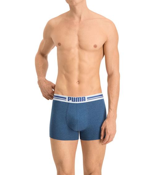 Rückansicht von PUMA Boxershort Hipster Herren Blau