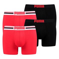 PUMA Boxershort Hipster Herren Rot