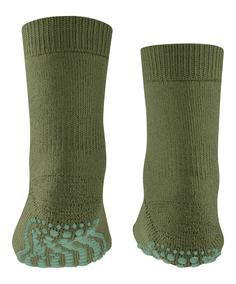 Rückansicht von Falke Haussocken Freizeitsocken Kinder sern green (7681)