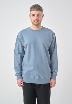 Rückansicht von Cleptomanicx Ligull Sweatshirt Herren Blue Mirage