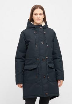 Rückansicht von Derbe Festholm Winterjacke Damen navy/off white