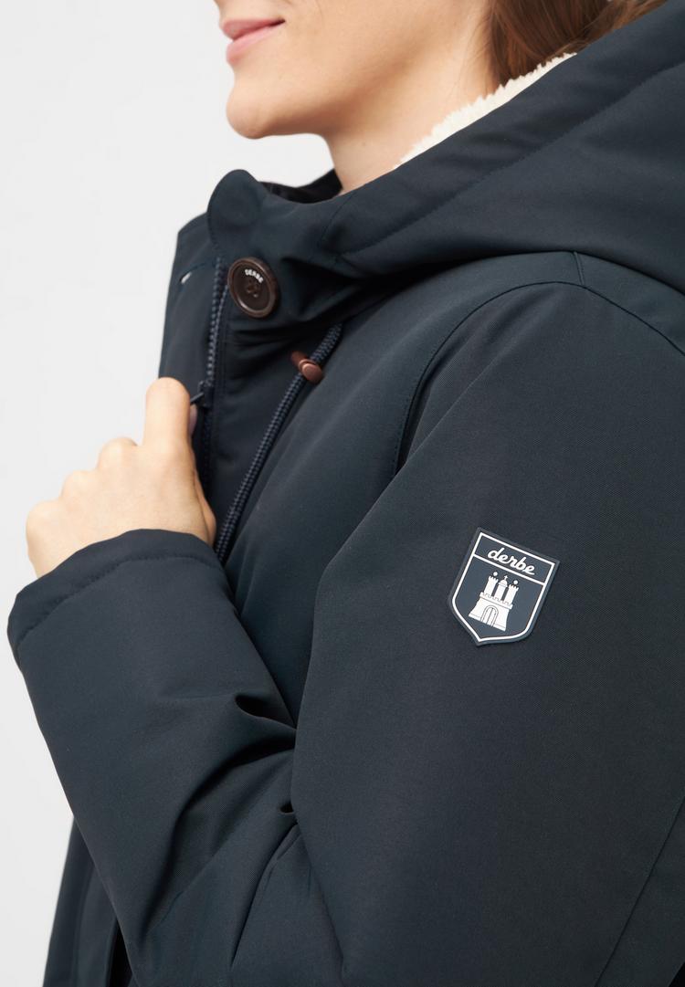 Derbe Derbe Festholm Winterjacke Damen - navy/off white - 0 | SportScheck
