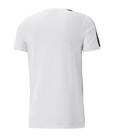 Rückansicht von PUMA T7 Iconic T-Shirt Weiß T-Shirt Herren weiss