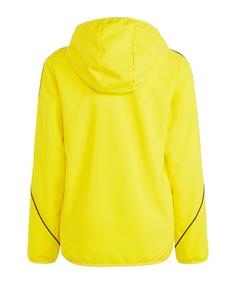 Rückansicht von adidas Tiro 23 League Windbreaker Kids Trainingsjacke Kinder gelb