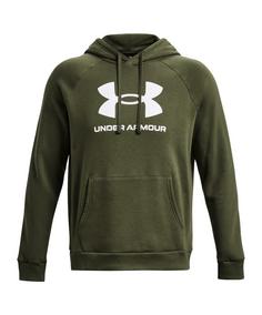 Under Armour Rival Logo Fleece Hoody Funktionssweatshirt Herren gruen