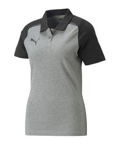 PUMA teamCUP Casuals Poloshirt Daman Poloshirt Damen grau