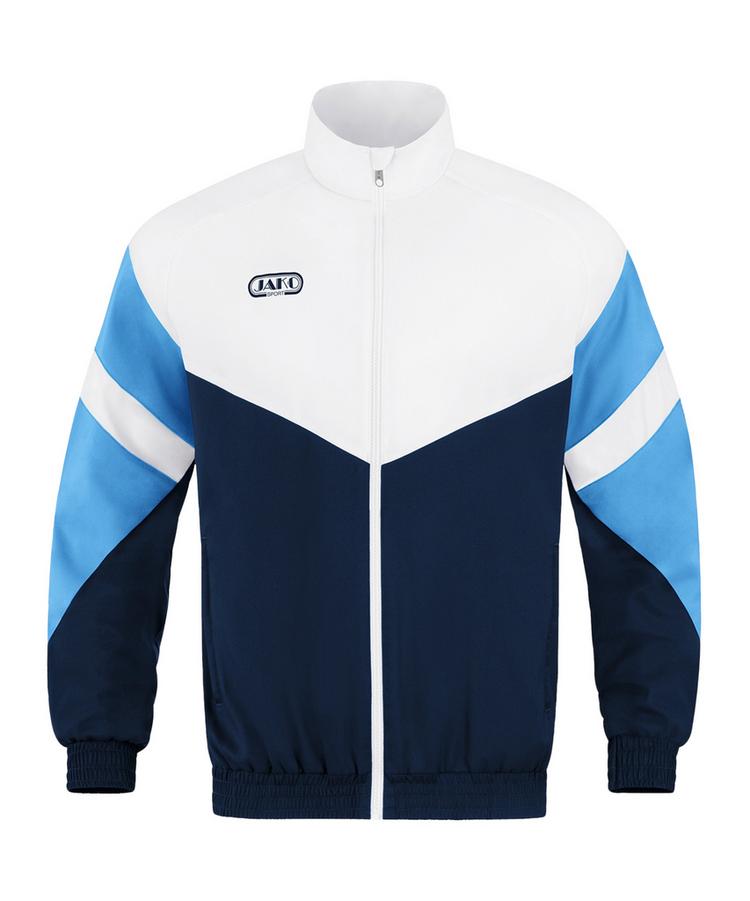 JAKO JAKO Retro Freizeitjacke Trainingsjacke Herren - blauweiss - 0 | SportScheck