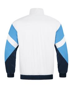 Rückansicht von JAKO Retro Freizeitjacke Trainingsjacke Herren blauweiss