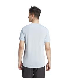 Rückansicht von adidas Own The Run T-Shirt Laufshirt Herren blau