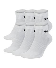 Nike Everyday Cushioned Ankle 6er Pack Socken Freizeitsocken weissschwarz