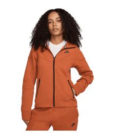 Nike Tech Fleece Kapuzenjacke Damen Sweatjacke Damen orange