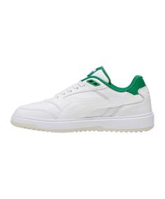 Rückansicht von PUMA Doublecourt Sneaker Weiß Sneaker Herren weissgruen