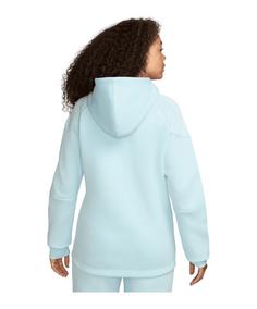 Rückansicht von Nike Tech Fleece Kapuzenjacke Damen Sweatjacke Damen blauschwarz