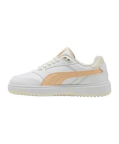 Rückansicht von PUMA Doublecourt Sneaker Weiß Sneaker Herren weissorange