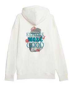 Rückansicht von PUMA Downtown Graphic Hoody Weiß Sweatshirt Herren weiss