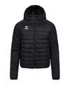 hummel hmlGO Quilted Kapuzenjacke Trainingsjacke Herren - schwarz