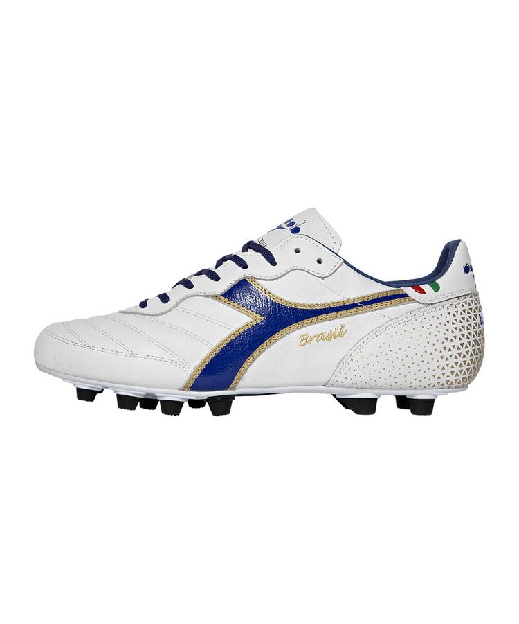 Diadora Diadora Brasil Made in Italy OG FG    FD0953 Fu&szlig;ballschuhe - weissblaugold - 0 | SportScheck