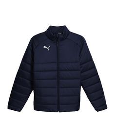 PUMA teamLIGA Padded Jacke Kids Regenjacke Kinder blau