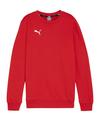 PUMA teamGOAL Casuals Sweatshirt Kids Funktionssweatshirt Kinder - rotweiss