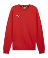 PUMA teamGOAL Casuals Sweatshirt Funktionssweatshirt Herren - rotweiss