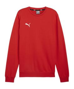 PUMA teamGOAL Casuals Sweatshirt Funktionssweatshirt Herren rotweiss