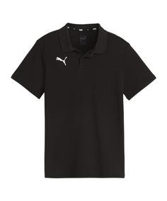 PUMA teamGOAL Casuals Poloshirt Kids Poloshirt Kinder schwarzweiss