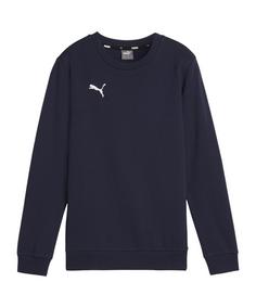 PUMA teamGOAL Casuals Sweatshirt Kids Funktionssweatshirt Kinder dunkelblauweiss