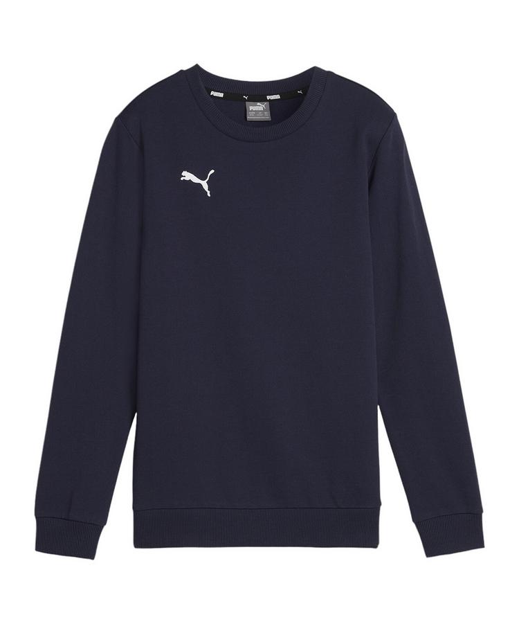 PUMA PUMA teamGOAL Casuals Sweatshirt Kids Funktionssweatshirt Kinder - dunkelblauweiss - 0 | SportScheck
