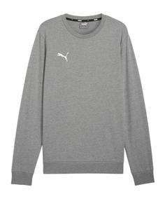 PUMA teamGOAL Casuals Sweatshirt Funktionssweatshirt Herren grauweiss