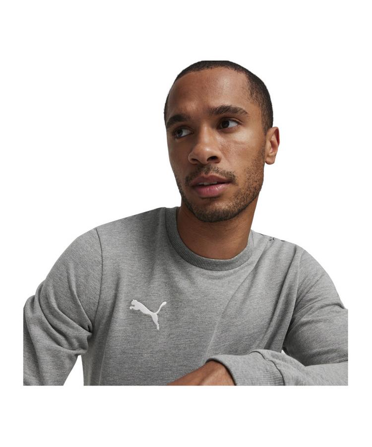 PUMA PUMA teamGOAL Casuals Sweatshirt Funktionssweatshirt Herren - grauweiss - 1 | SportScheck