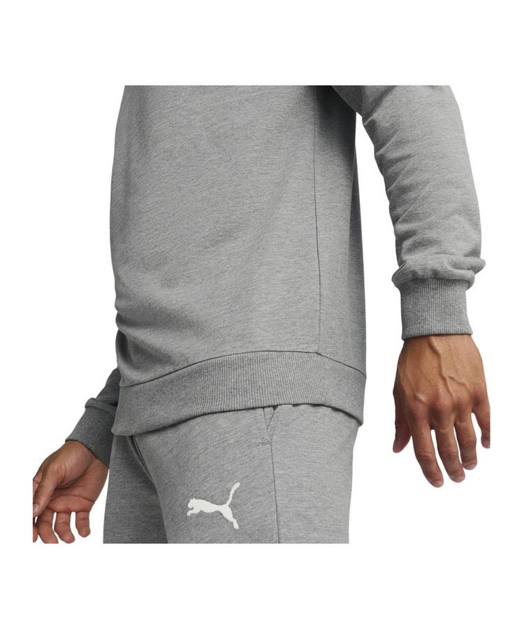 PUMA PUMA teamGOAL Casuals Sweatshirt Funktionssweatshirt Herren - grauweiss - 3 | SportScheck