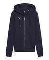 PUMA teamGOAL Casuals Kapuzenjacke Damen Trainingsjacke Damen - dunkelblauweiss