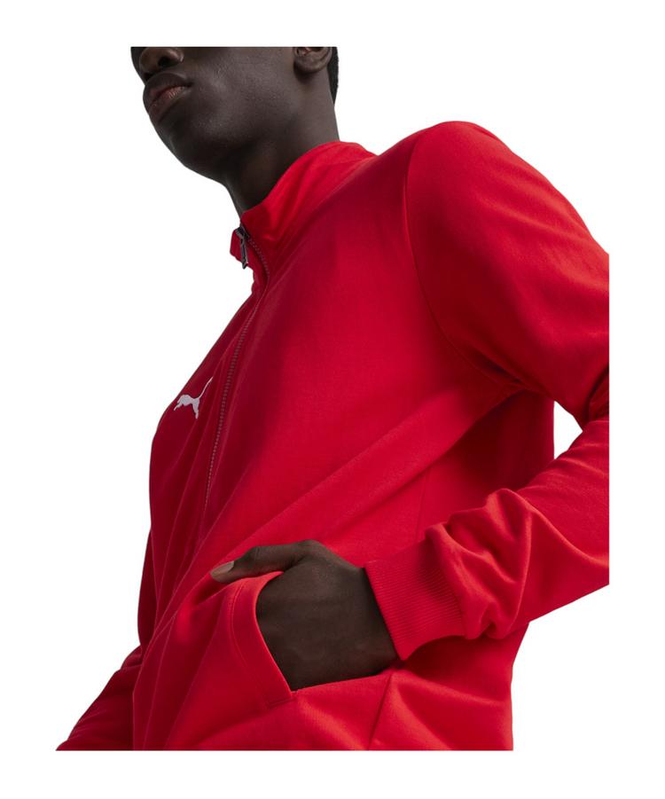 PUMA PUMA teamGOAL Trainingsjacke Trainingsjacke Herren - rotweiss - 1 | SportScheck