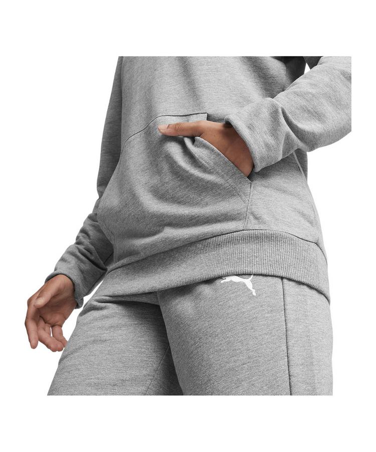 PUMA PUMA teamGOAL Casuals Hoody Damen Funktionssweatshirt Damen - grauweiss - 1 | SportScheck